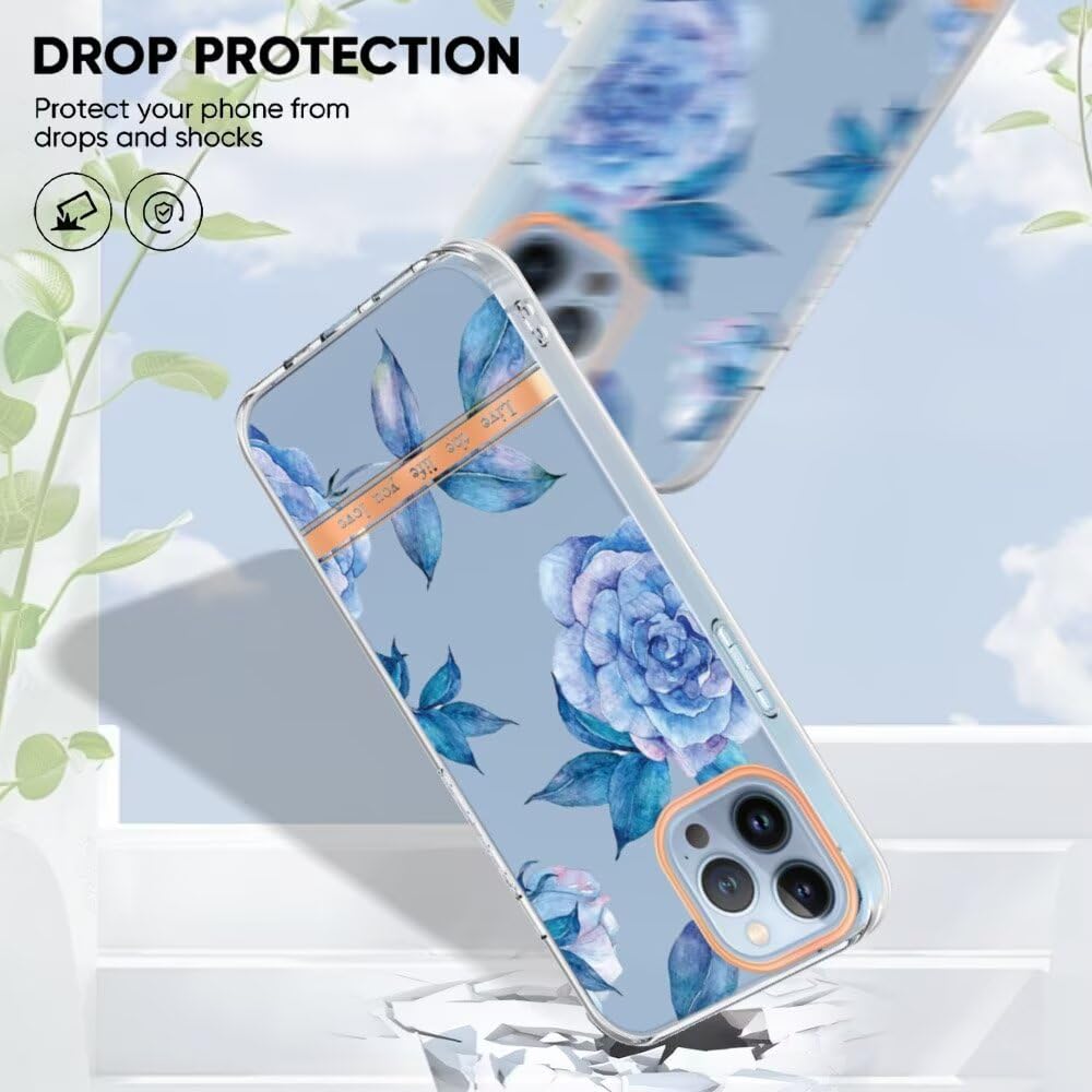 Amazon.co.jp: BEENTRYS 対応 iPhone 12 Pro Max ケース フラワー