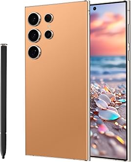 5G Smartphone, 6GB+256GB (Orange Gold) - 3 Rear/3 Front Cameras, 6800mAh Battery, Fingerprint Recognition, OLED Display, 5G Connectivity