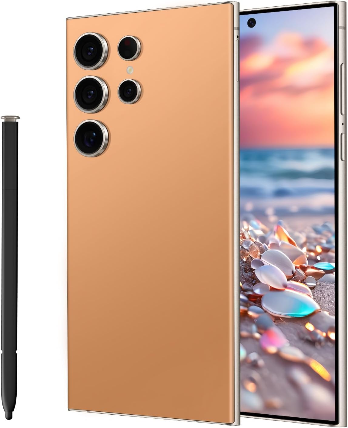 I25 Ultra Smartphone 8+256GB, 6.99" FHD+ Display, Snapdragon 8 Gen 3, 7000mAh, 68MP+108MP Cameras, Stylus Pen, Fingerprint & Face Unlock, GPS (C23-chengzi)