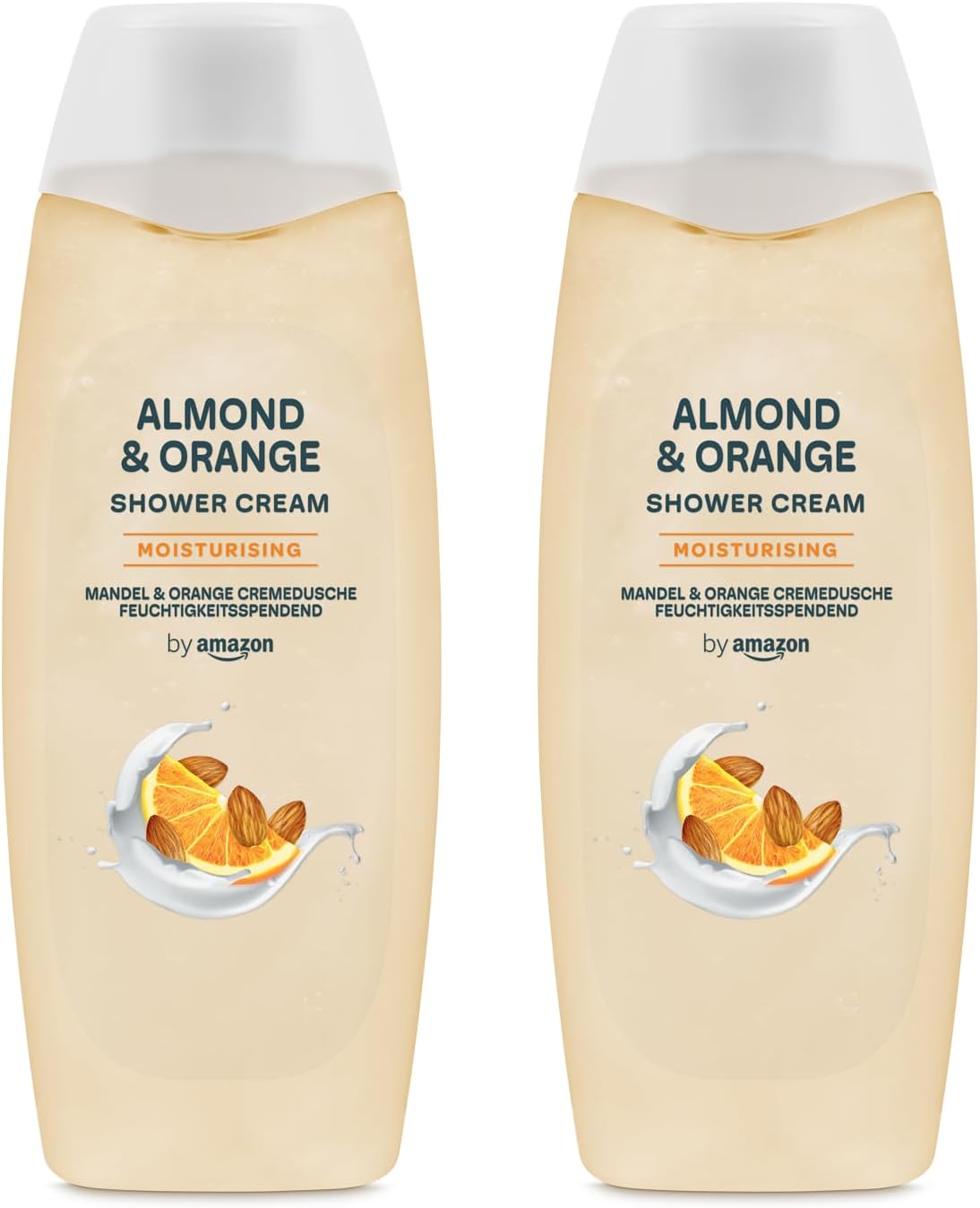 by Amazon Almond & Orange Shower Gel, 2 x 500ml by Amazon Almond & Orange Shower Gel, 2 x 500ml