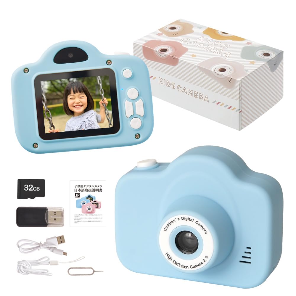 動画対応 mini トイカメラ キッズカメラ トイカメラ 全4色 動画 音楽再生 ゲーム USB充電 8