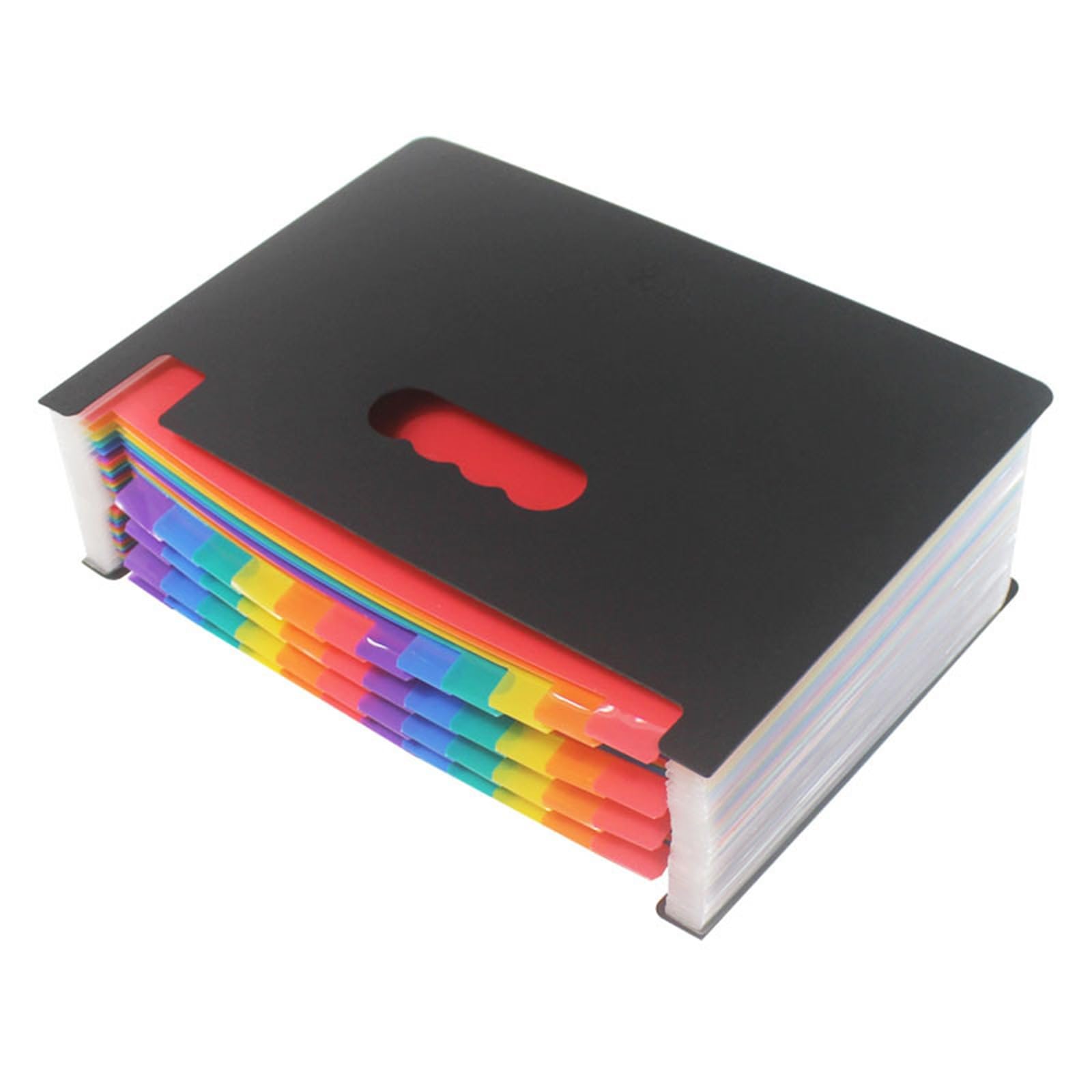 Carpeta de Archivos Expandible A4 Carpeta de paquete papel prueba for estudiantes múltiples capas con clip órgano 48 para la Escuela