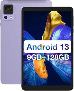 DOOGEE 8 Inch Tablet T20 Mini Android 13 Tablet Octa Core 9GB + 128GB Memory Expand 1TB, 8.4" FHD Display, 5060mAh Battery, Face Unlocked, WiFi 2.4G/5G Tablet, Dual Camere 13MP+5MP, Tablet Android