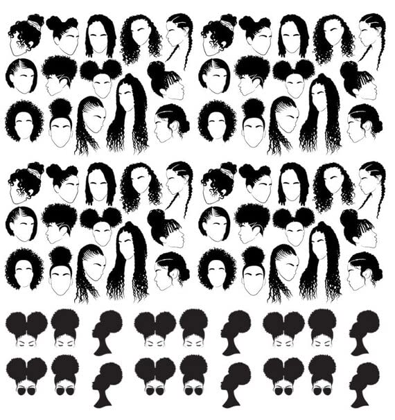 Black history month African NAIL WRAPS Black Girl Magic