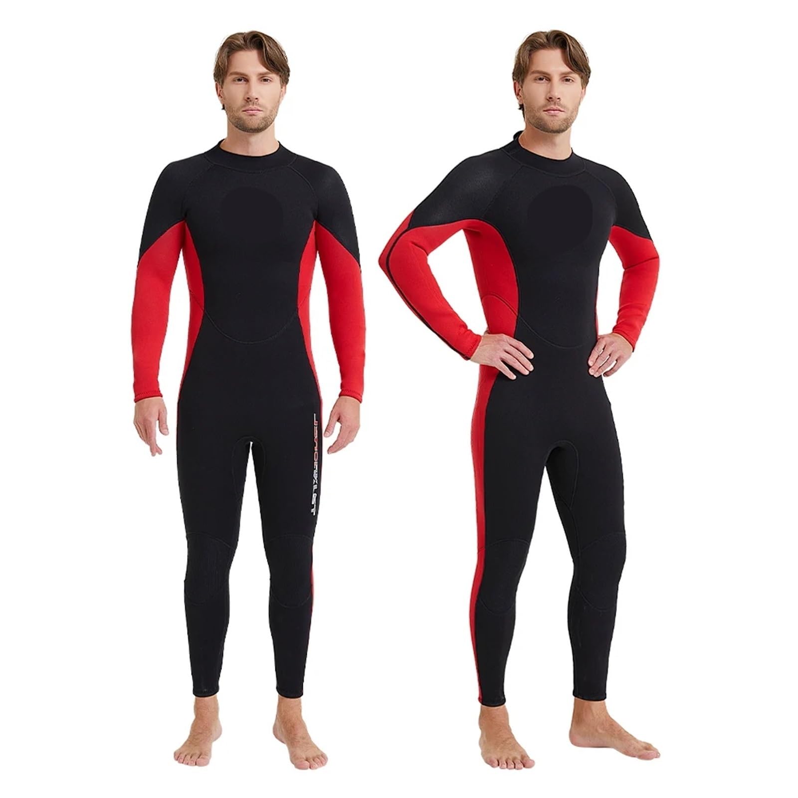 Mutandina da immersion Muta da snorkeling in neoprene 3,0 mm uomo, calda, anti-meduse, a prova di freddo, con cerniera posteriore, in un unico pezzo per Immersioni Snorkeling Nuoto Surf
