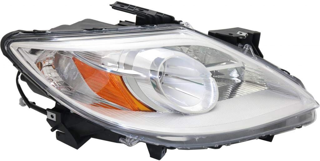 For 2010-2012 Mazda CX-9 Headlight Driver and Passenger Side DOT Certified Bulbs Included MA2518145 MA2519145-Replaces TE69-51-0L0C, TE69-51-0K0C