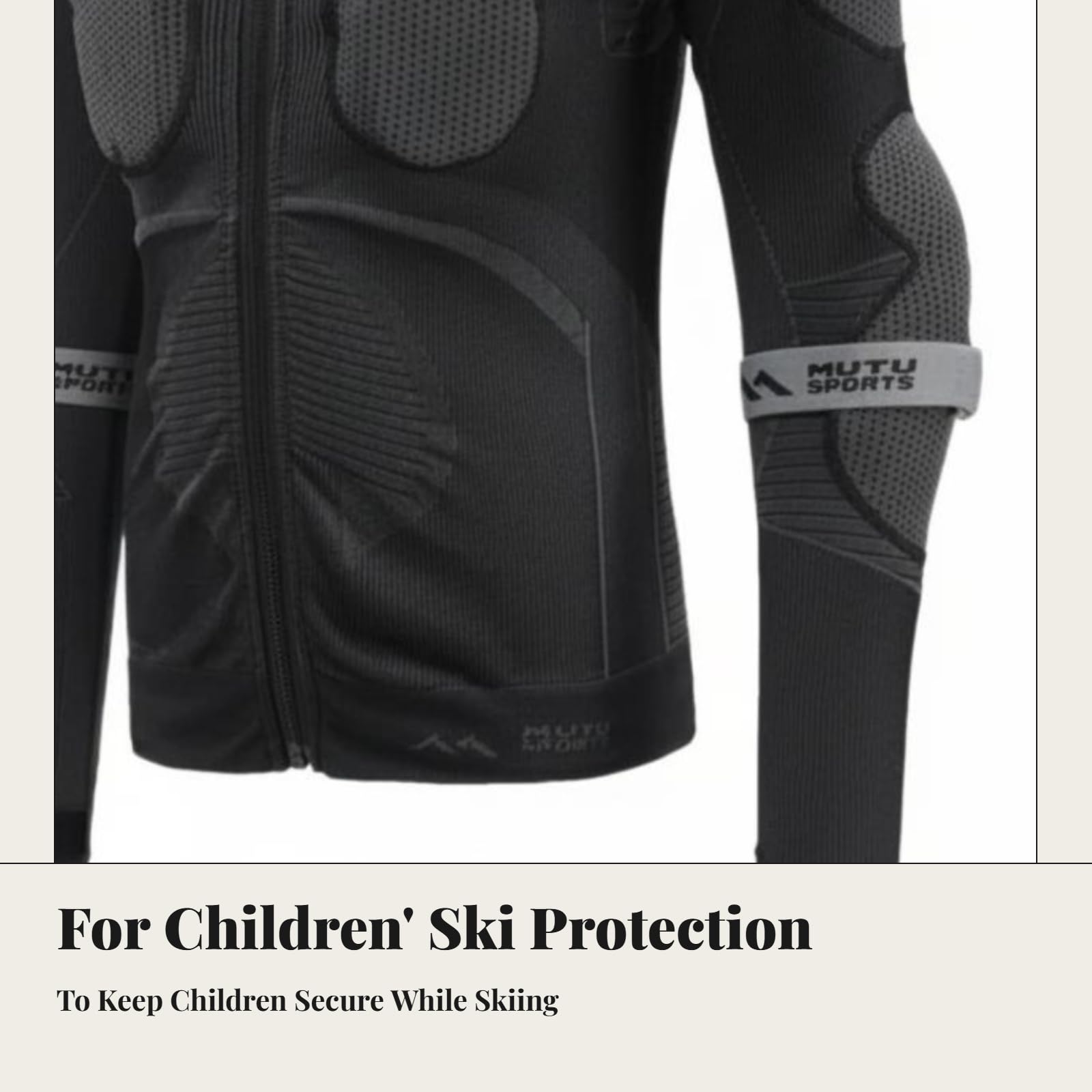 Children Ski Protector Ginocchiere Pantaloncini Protettivi Set Protezioni Antiurto Doppia Imbottitura in Poliuretano con Cinghie Regolabili Adatto per , 2XL , size to 6