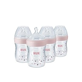 NUK Simply Natural Baby Bottle with SafeTemp