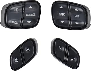 Steering Wheel Control Switch Button Compatible with 03-06 Chevy Avalanche