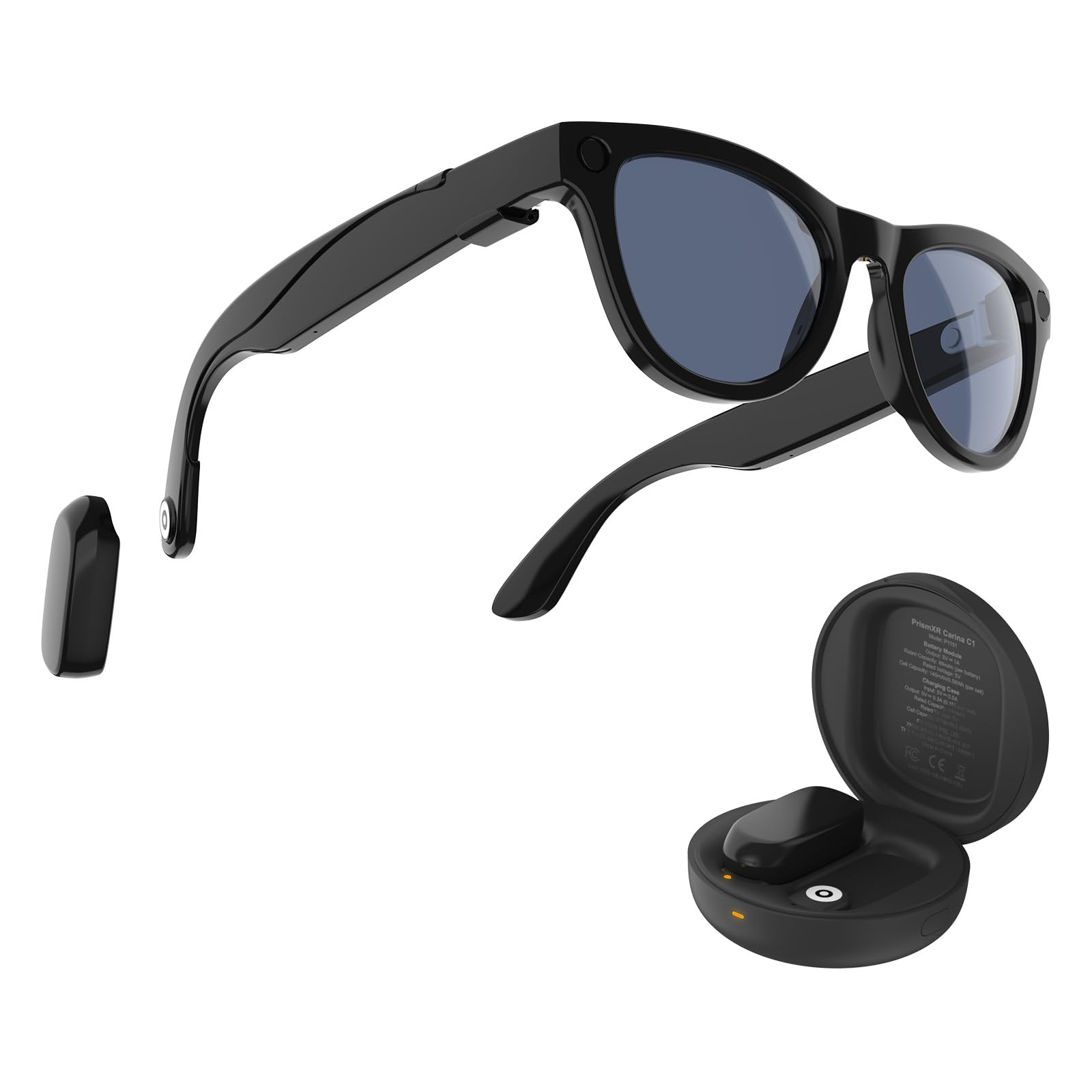 PRISMXR Carina C1 Charging Set Compatible with RayBan Meta Smart Glasses for Skyler