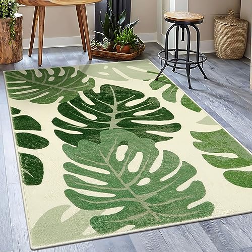 Tapete Lukinbox Leaf Indoor Outdoor 5x7 Verde Lavable miniatura 5