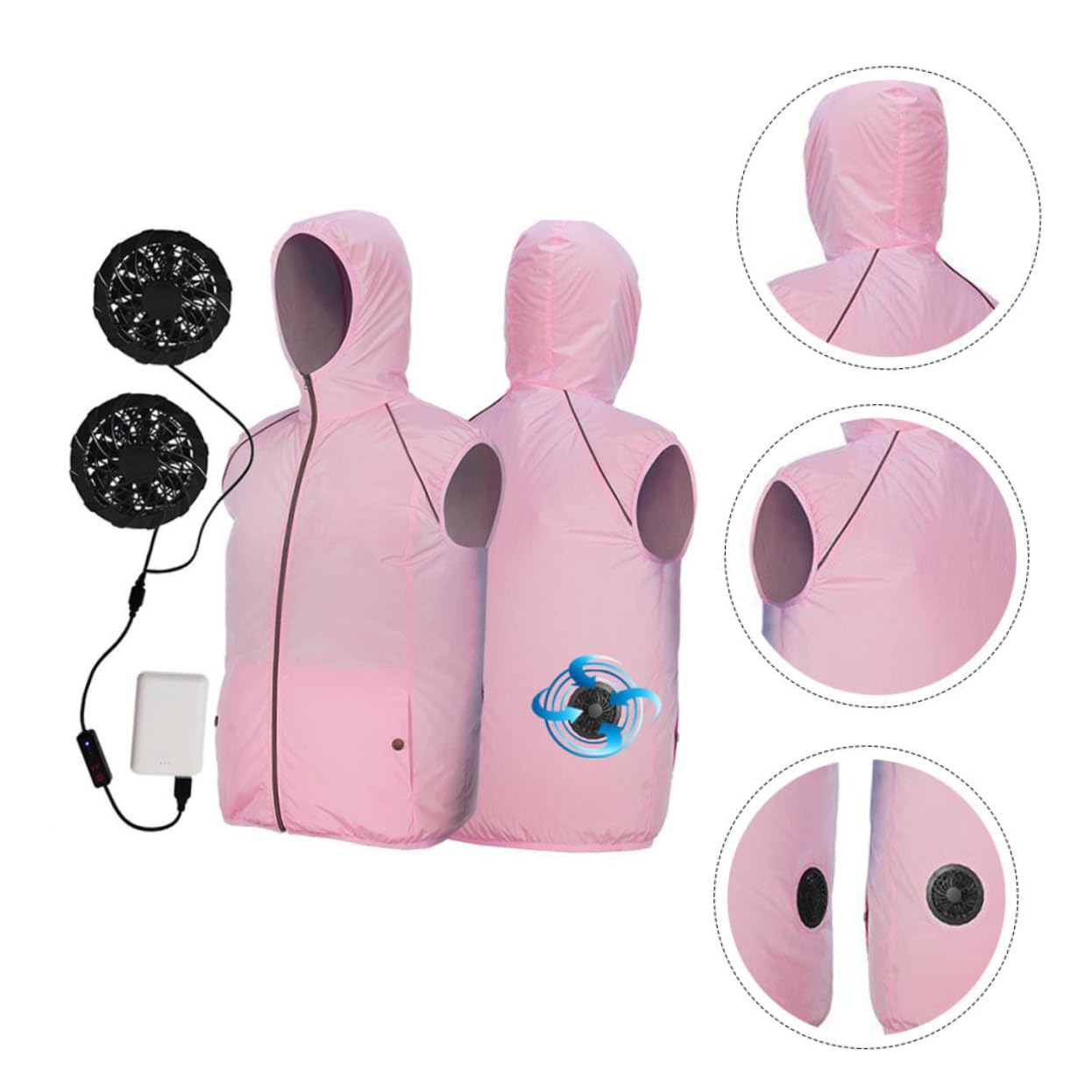 Weste Kühlweste kühlwesten cooling vest laufende kalte Weste Damenjacken für Damen während die Jacke Damenweste Lüfterkühlweste Kühlweste mit Sommer Lüfter anzug Mann