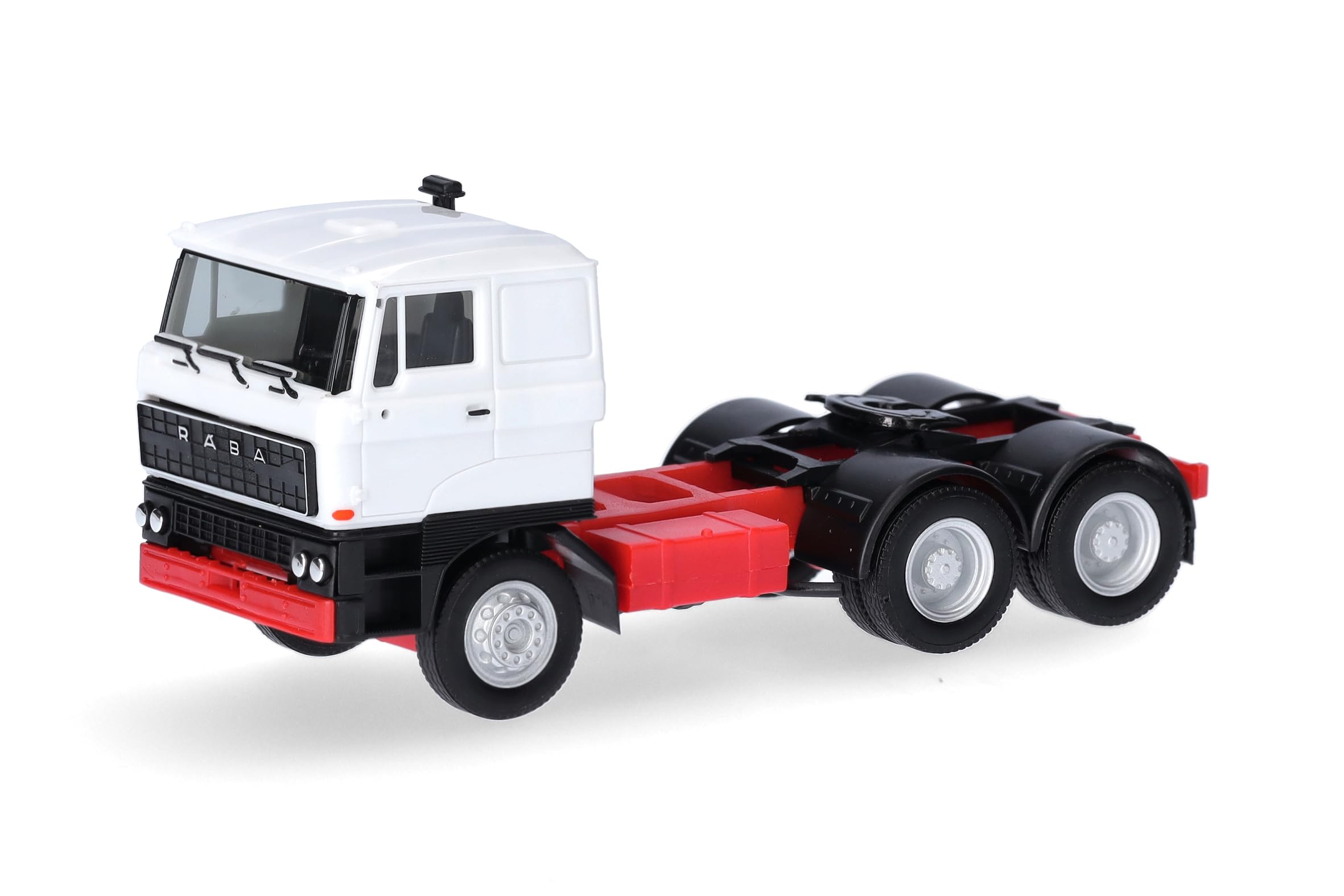 Herpa truck model Rába Zugmaschine 3achse, on a scale of 1:87, plastic miniature, made in Germany, model building, collectors edition