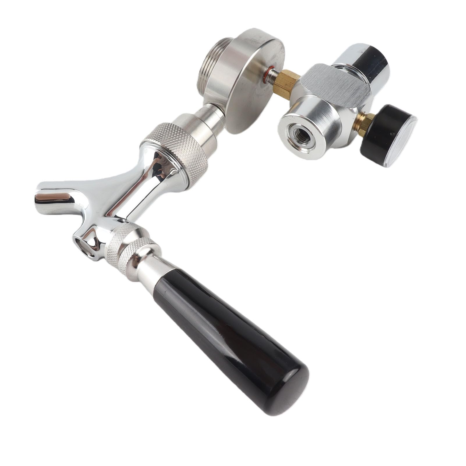 Kit De Distributeur De Robinet De Lance De Bière D'Acier Inoxydable De Robinet De Lances D'Injecteur De Co2 Pour Le Mini Producteur De Bière De Fût De 2L/3.6L/5L