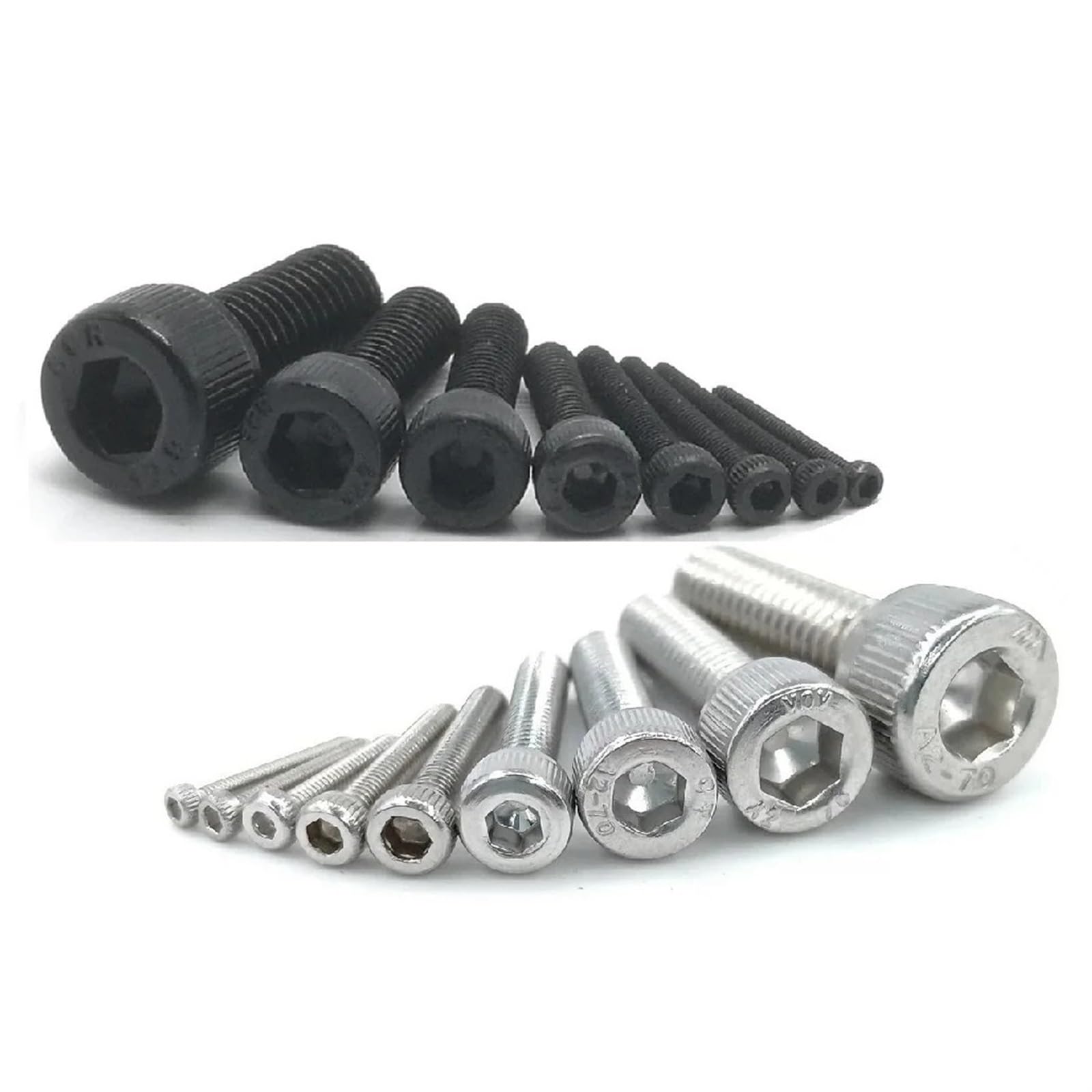 Bulloni a testa esagonale incassata, Vite metrica con esagono incassato 304 o acciaio legato DIN912 da(10mm,M4-20pcs)