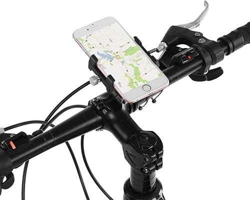 Miniatura 6 de VGEBY Soporte de teléfono para bicicleta, soporte para manillar de teléfono con rotación de 360 grados