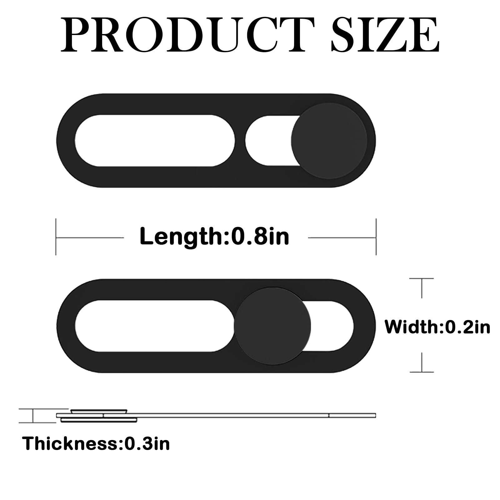 Cover per fotocamera frontale per telefono, compatibile con iPhone 14Pro, iPhone 14Pro Max, iPhone 15, iPhone 15Plus, iPhone 15Pro, iPhone 15Pro Max, protegge privacy e sicurezza, non influisce sul