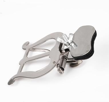 Lovermusic Silver Portable Metal Plating Clip Trombone Page Clip for Music Book Clip Sheet Music Learning Accessory