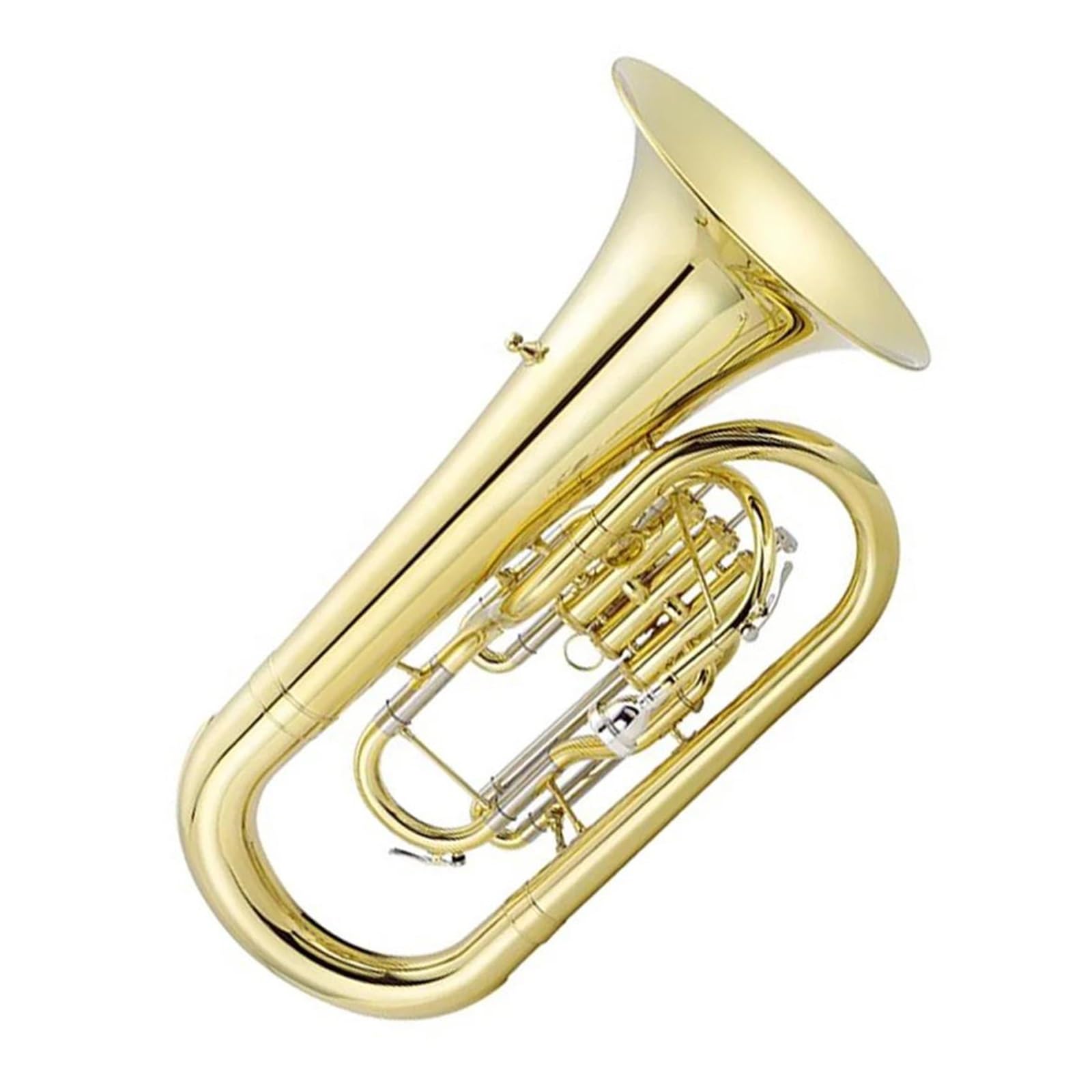 Eufonium Mosiądzu Złoty Lakier Marszowy Euphonium 3 Tłoki Mosiądz Początkujący Instrumenty Muzyczne Profesjonalne Wykonanie