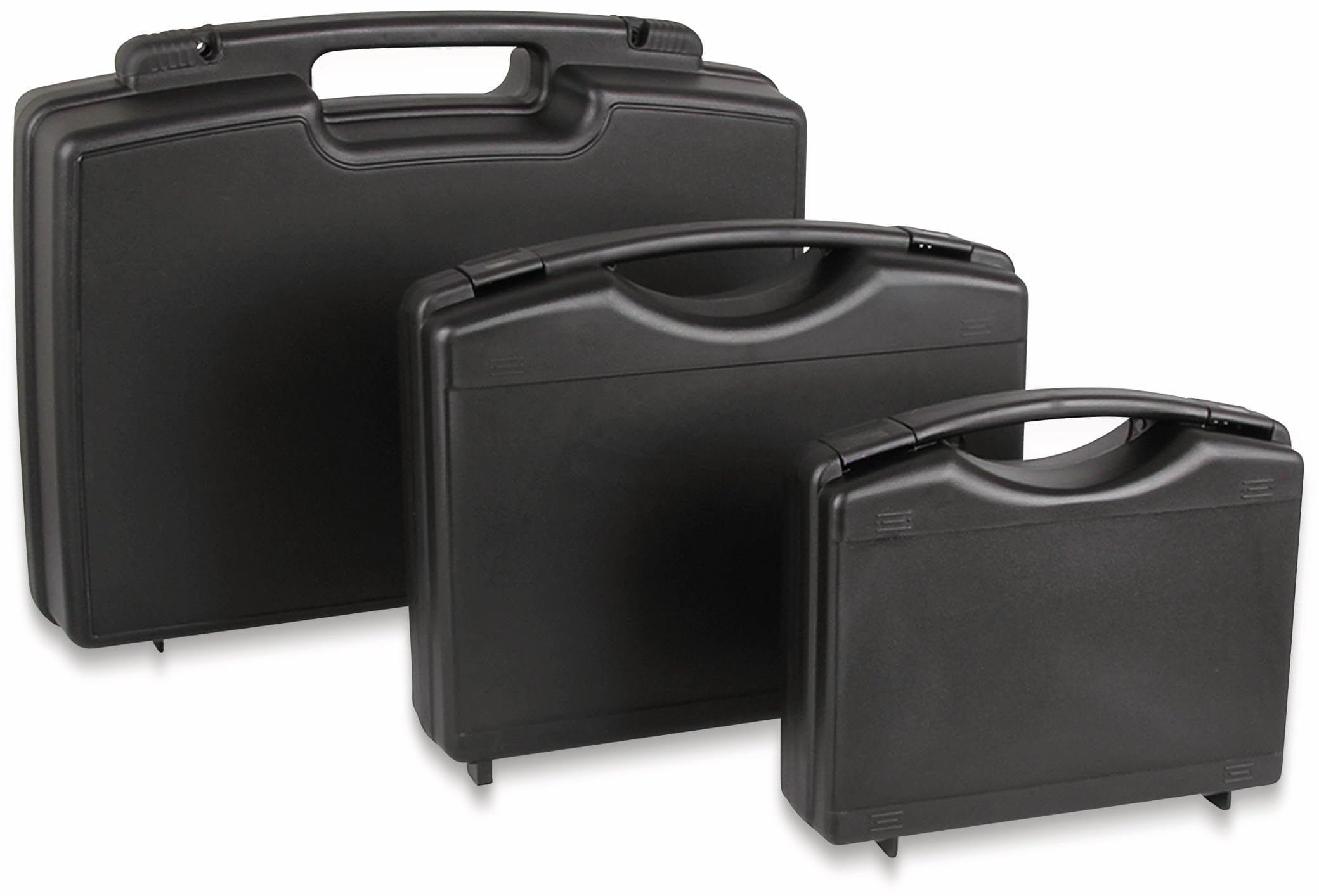 JOY-IT Mallette multi-usages en plastique, noire, 500 x 350 x 110 mm