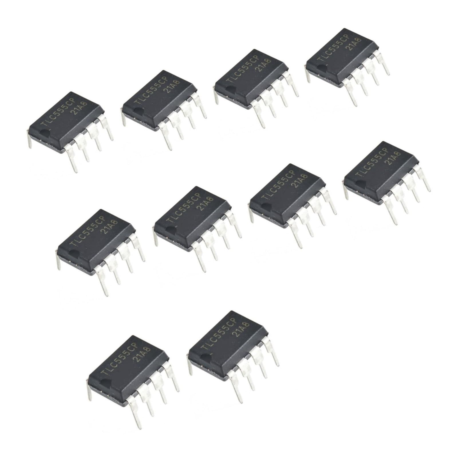 For TLC555CP TLC555 TLC 555 for CMOS-Timer-IC-Chip 10 Stück DIP-8