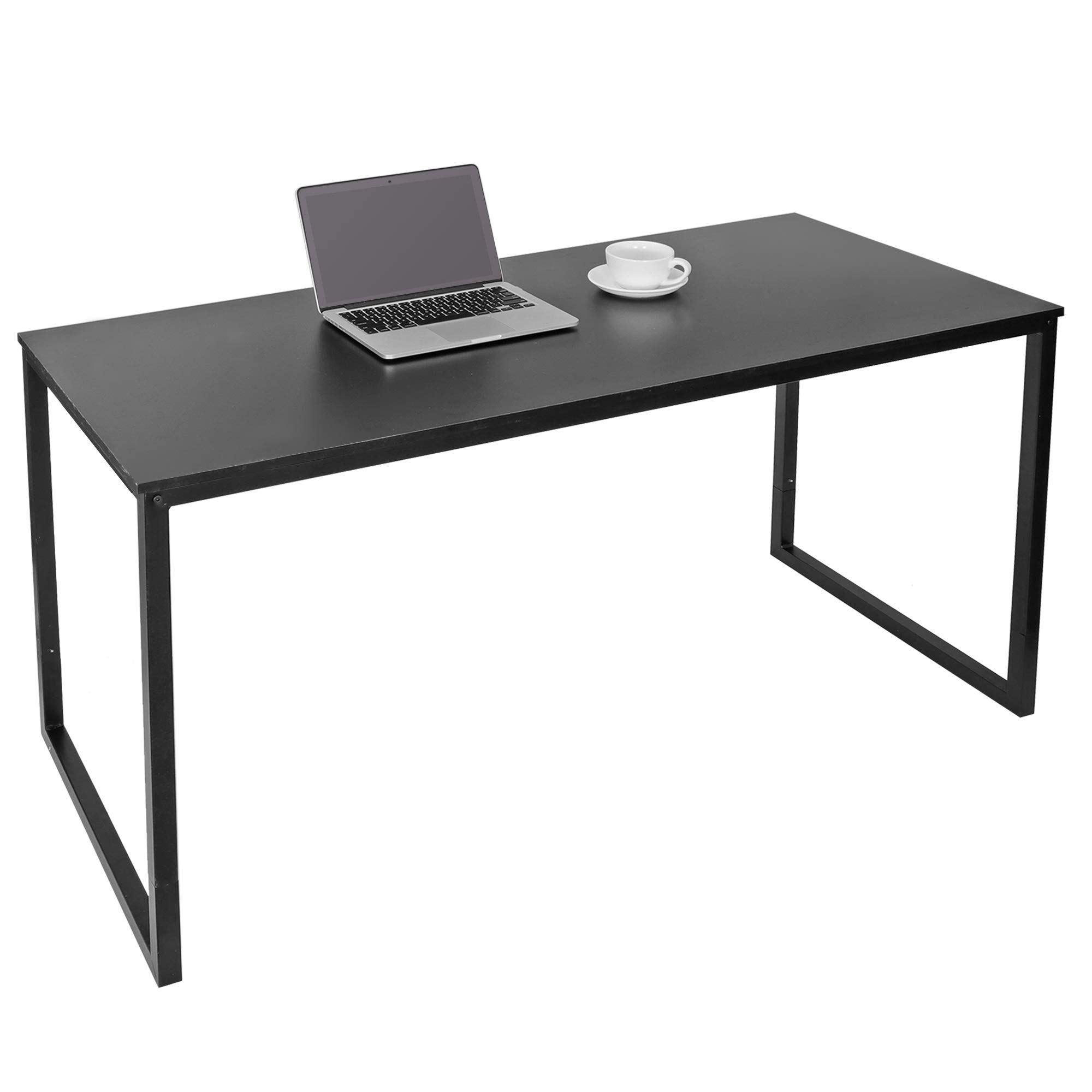 Saicool 47 inches Writing Computer Desk Office Table Modern Simple Work Study Desk Laptop Table Modern Simple Style