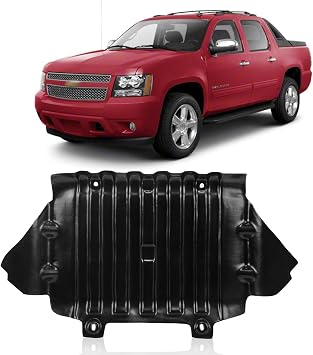 CarPartsDepot Front Lower Engine Splash Shield Center Under Cover Compatible with 2007-2014 Chevy Silverado 1500 & Suburban & Tahoe & GMC Sierra & Cadillac Escalade GM1228139 22781371