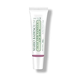 Mario Badescu Moisturizing Acai and Vanilla Lip Balm for Dry Cracked Lips, Infused with Coconut Oil and Shea Butter, Ultra-Nourishing Lip Care Moisturizer for Soft, Smooth and Supple Lips, 0.35 Oz