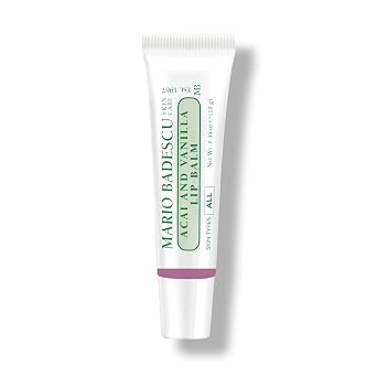 Mario Badescu Moisturizing Lip Balm for Dry Cracked Lips, Infused with Coconut Oil and Shea Butter, Ultra-Nourishing Lip Care Moisturizer for Soft, Smooth and Supple Lips