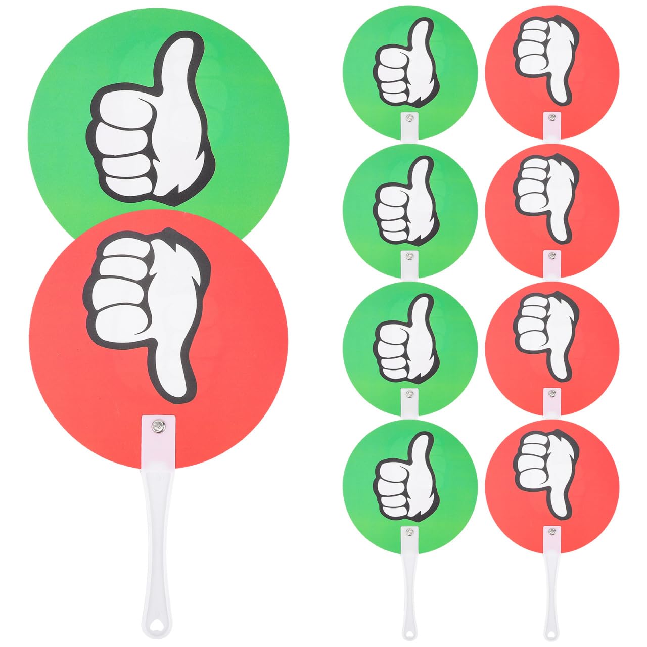 10 Piezas De Paletas De Votación Reutilizables Verde Y Rojo Tablero Votación Para Aula Herramientas Interactivas Para Profesores Y Eventos Educativos
