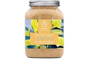 Bath Sea Salt Vanilla: Aromatherapy Solace for Relaxation and Sleep