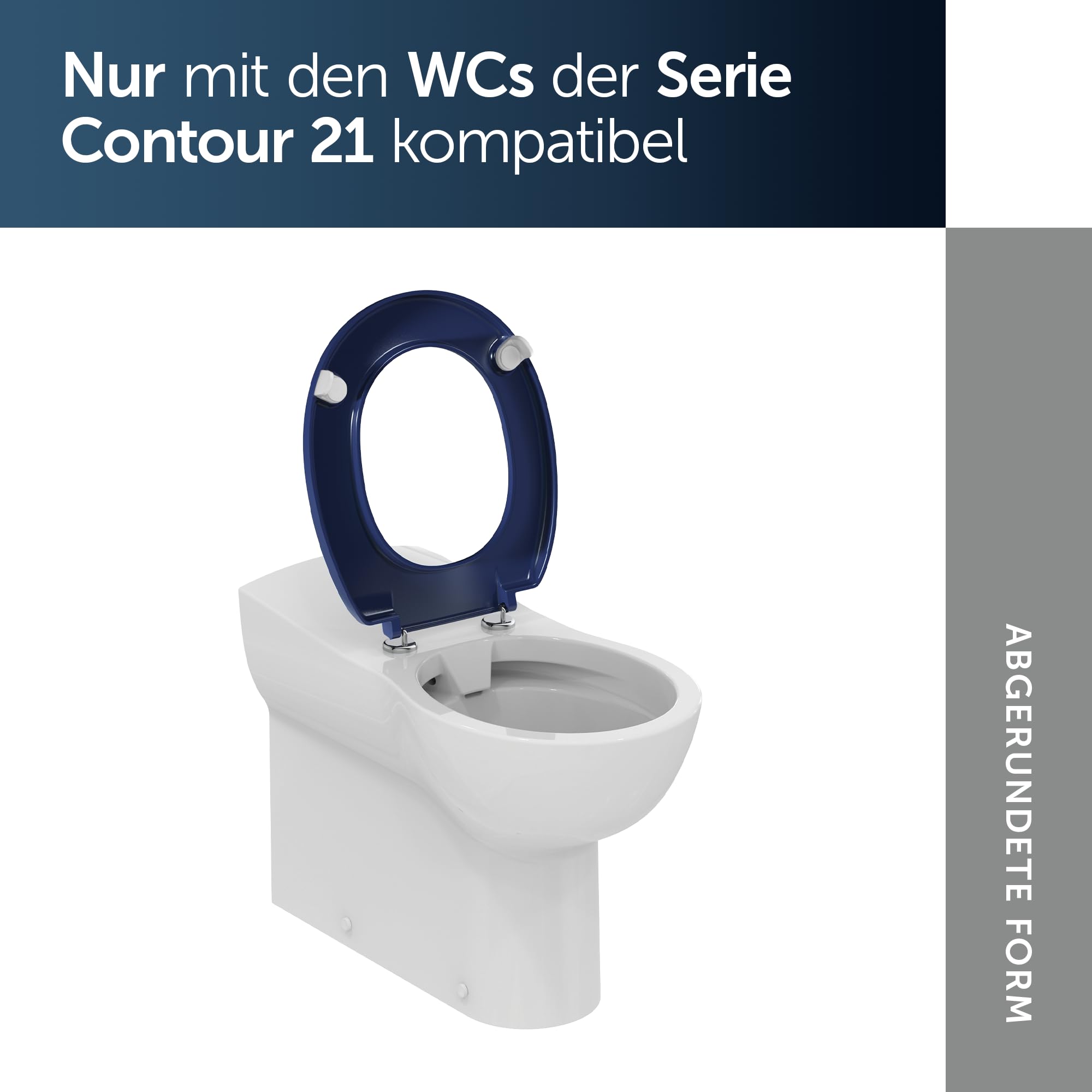Ideal Standard Contour 21+ WC-Sitzring – Blau