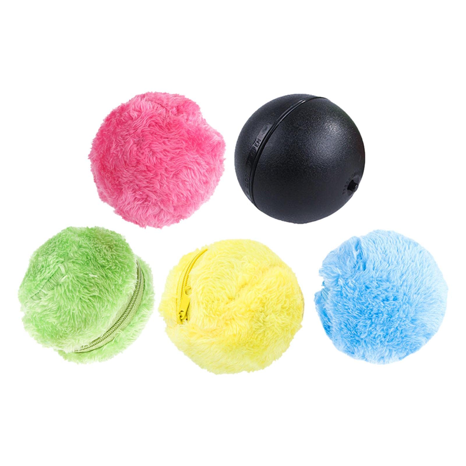 UJEAVETTE Rolling Ball Dog Toy Electric Durable with Plush Covers Auto Rolling Ball 1 Ball 4 Covers (B0C4YRYRFC) Amazon Price History, Amazon Price Tracker
