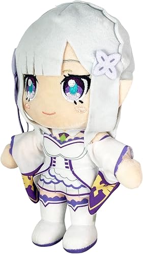 Miniatura 2 de Great Eastern Entertainment Re Zero S2 - Emilia - Peluche móvil de 8 pulgadas de alto
