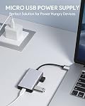USB Hub 3.0,Vilcome 6-Port USB Hub (3 USB 3.0 Ports and 3 USB 2.0 Port),Ultra Slim USB Data Hub for MacBook Pro,iMac, Surface Pro, Wii U, XPS, Notebook PC, Mobile HDD,USB Flash Drives and More