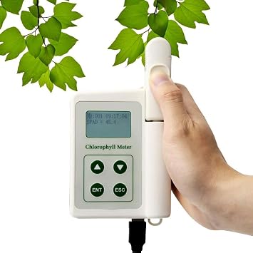 Chlorophyll Meter Analyzer Non Injured Plant Leaf Chlorophyll Content Detector Testing Instrument for Measuring Instantly Relative Chlorophyll Content with Measurement Range 0.0 to 100 SPAD