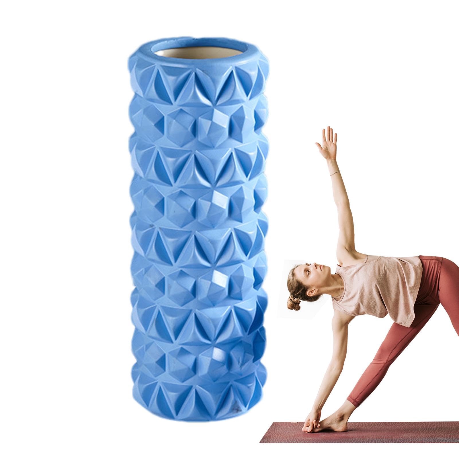Hollow Foam Roller, Foam Roller, Foam Rollers for Muscle Massage, Foam Roller for Deep Tissue Muscle Massage, Foam Roller Trigger Point Grid Sports Massager, Fitness Gym Physio, Textured Foam Roller