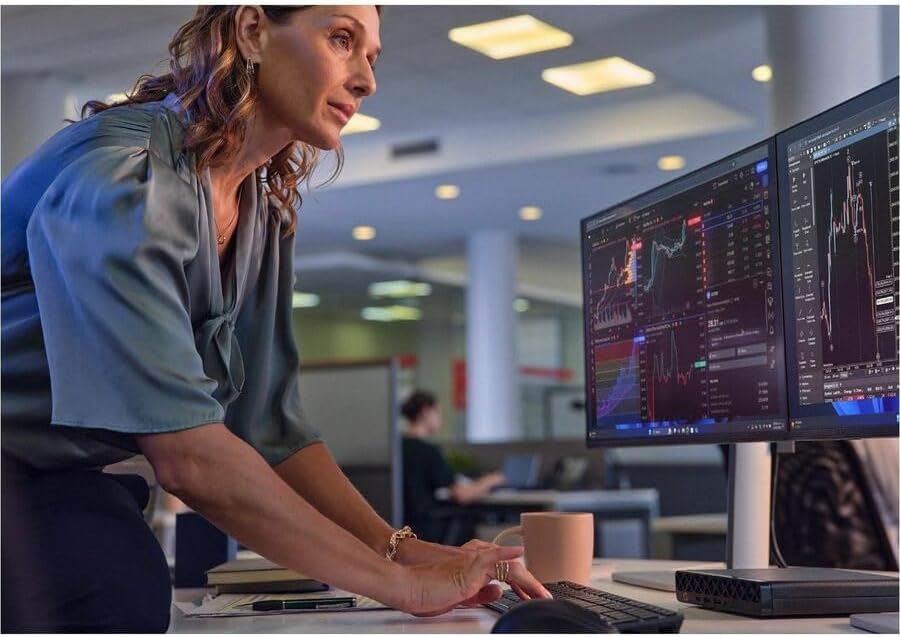 HP EliteDesk 8 G1i Desktop Computer - Intel Core Ultra 5 235T - vPro Technology - 64 GB - 1 TB SSD - Desktop Mini - Jack Black - Intel Q870 Chip - Windows 11 Pro - Intel DDR5 SDRAM - English Keyboard