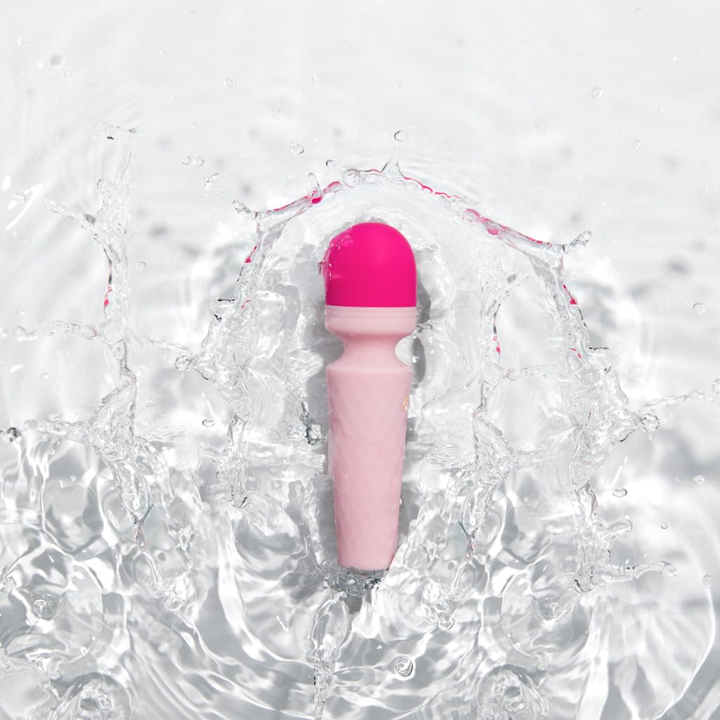 Platanomelón - Mini Vibrador Clitorial Superflexible, 10 Modos de Vibración, Sumergible y Recargable - Mini Diva Rosa