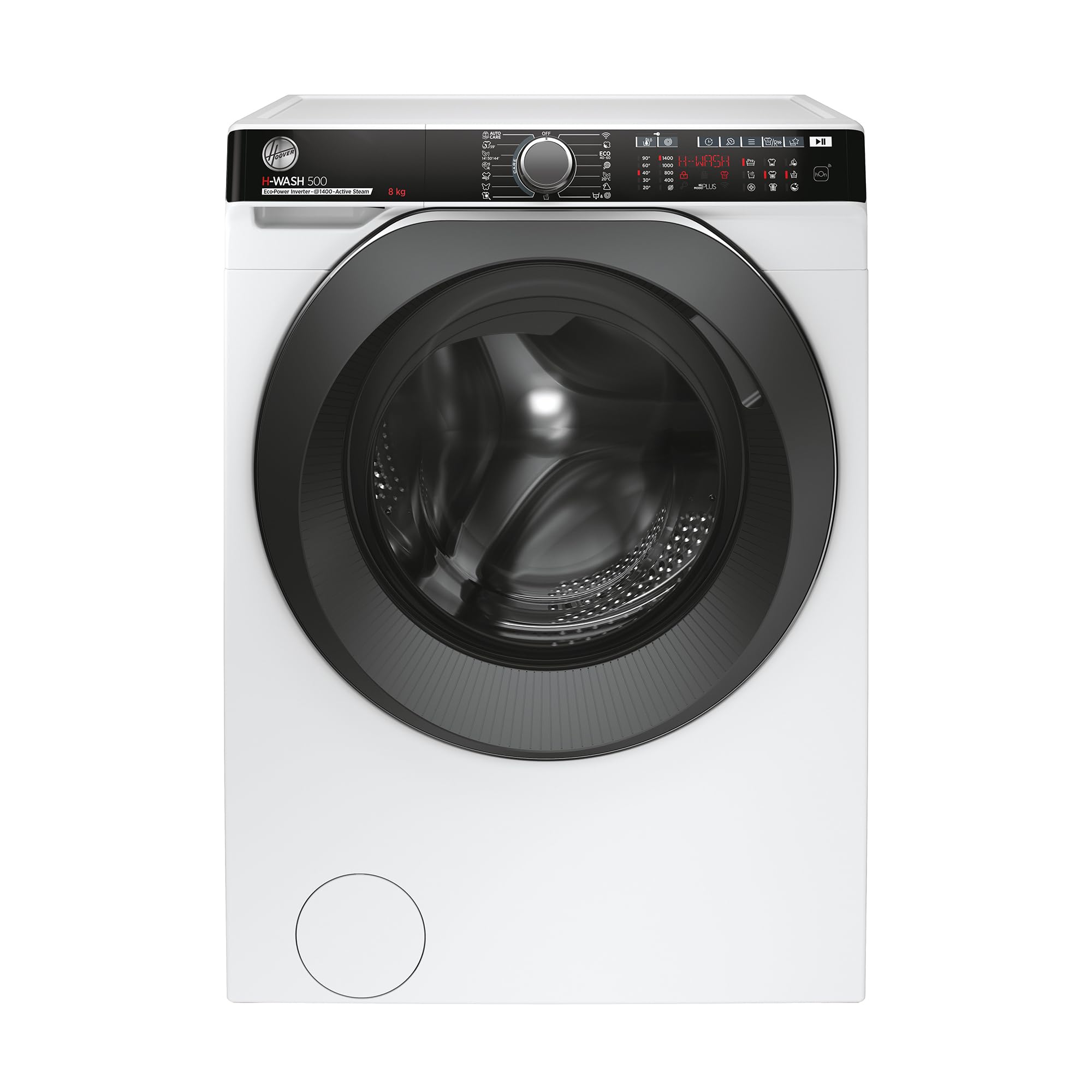 Hoover H-WASH 500 HWPV 48AMBC/1-S I FRONTLADER WASCHMASCHINE 8 kg I Smarte Bedienung mit Wi-Fi + Bluetooth I ActiveSteam Dampffunktion
