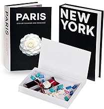 YSOOUA Decorative Books for Home Decor Pack of 3 Decorative Books Decorative Books Storage Box Decoration False Books Box Book Shape Box for Coffee Table Shelves Decorative Books for Office