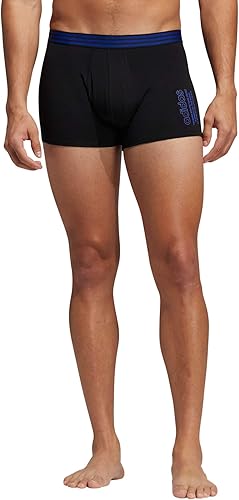 Miniatura 7 de adidas Calzoncillos de algodón elástico para hombre, paquete de 4