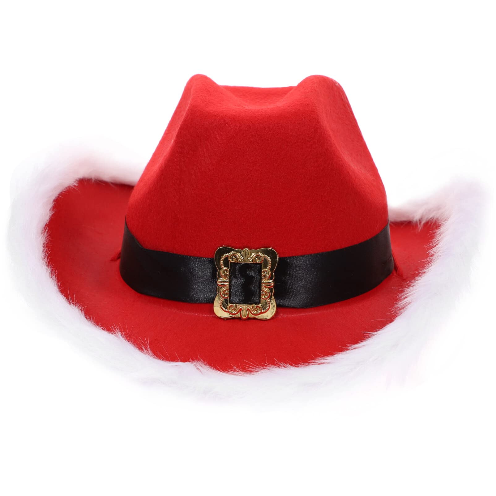 PRETYZOOM Mütze Weihnachtsmann Plüschmütze mit Licht Partymütze für Damen und Herren Weihnachtsmannmütze als Dekoration und Kostümaccessoire Weiche und Bequeme Weihnachtsmütze für Winter
