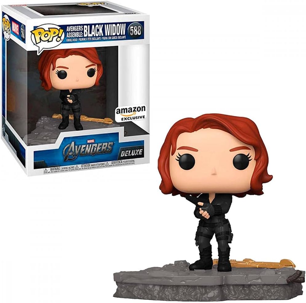 Funko Pop! Deluxe Marvel: Avengers Assemble Series - Black Widow, Amazon Exclusive, Figure 5 of 6