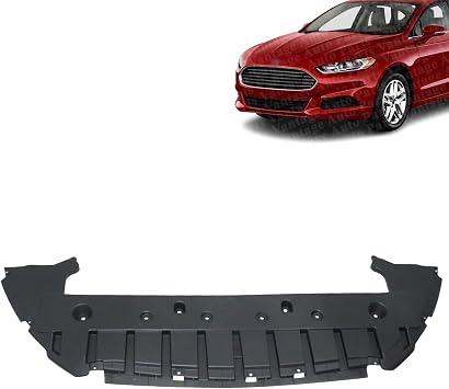 Front Lower Engine Splash Shield Under Cover Air Deflector Compatible with Ford Fusion 2013-2016 | Direct Replacement | DS7Z8349B | FO1228124
