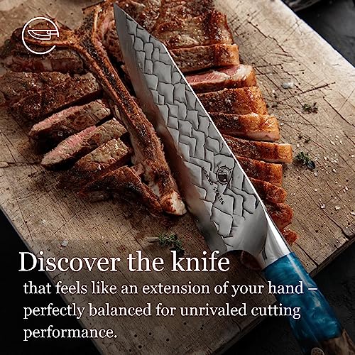 The Cooking Guild Nomad Series RazorSharp Chef Knife 8 inch Hand