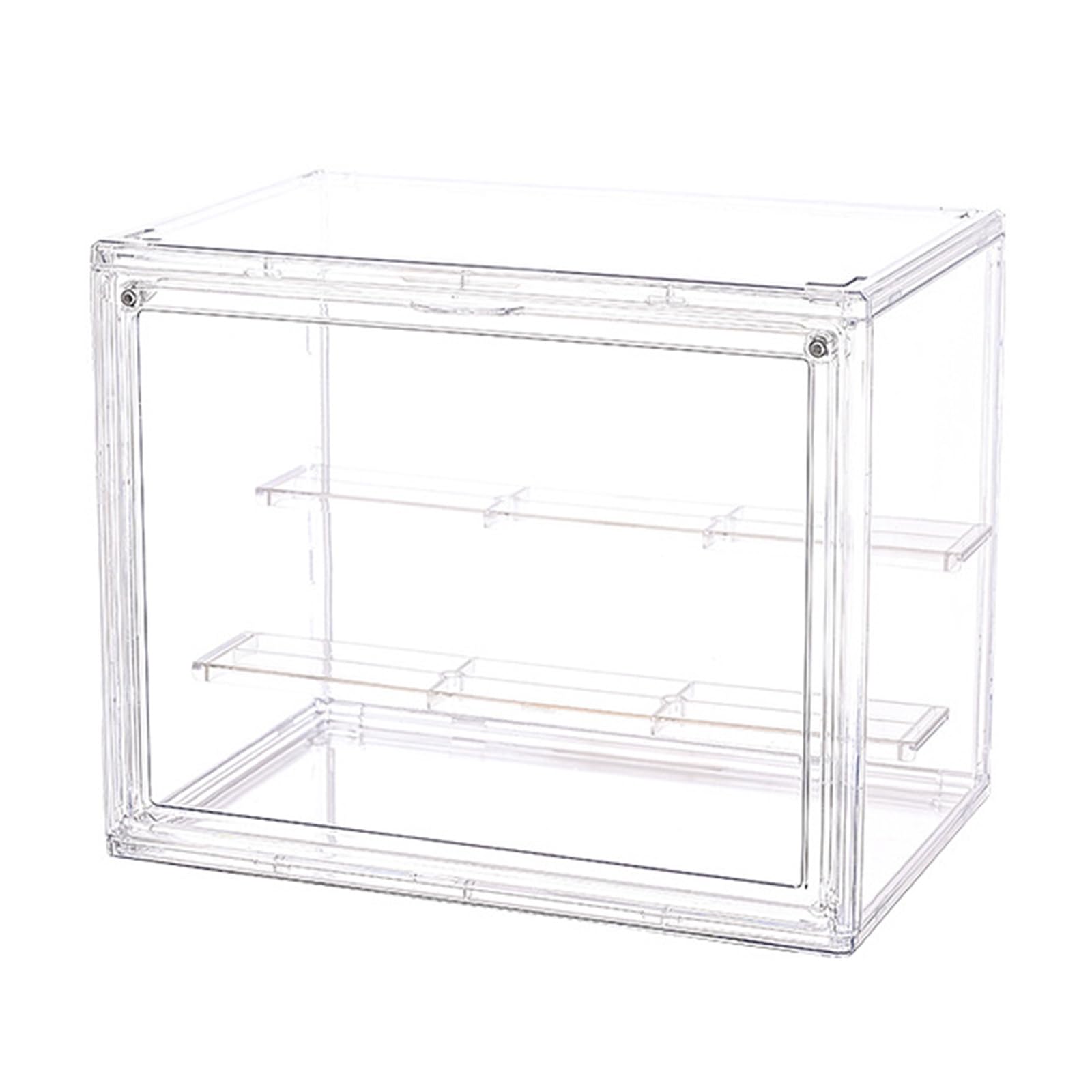 Large Clear Storage Box for Collectible Models and Toy Dustproof Clear Organizers Shelf Durability Simple Installation Action Figure Storage Box