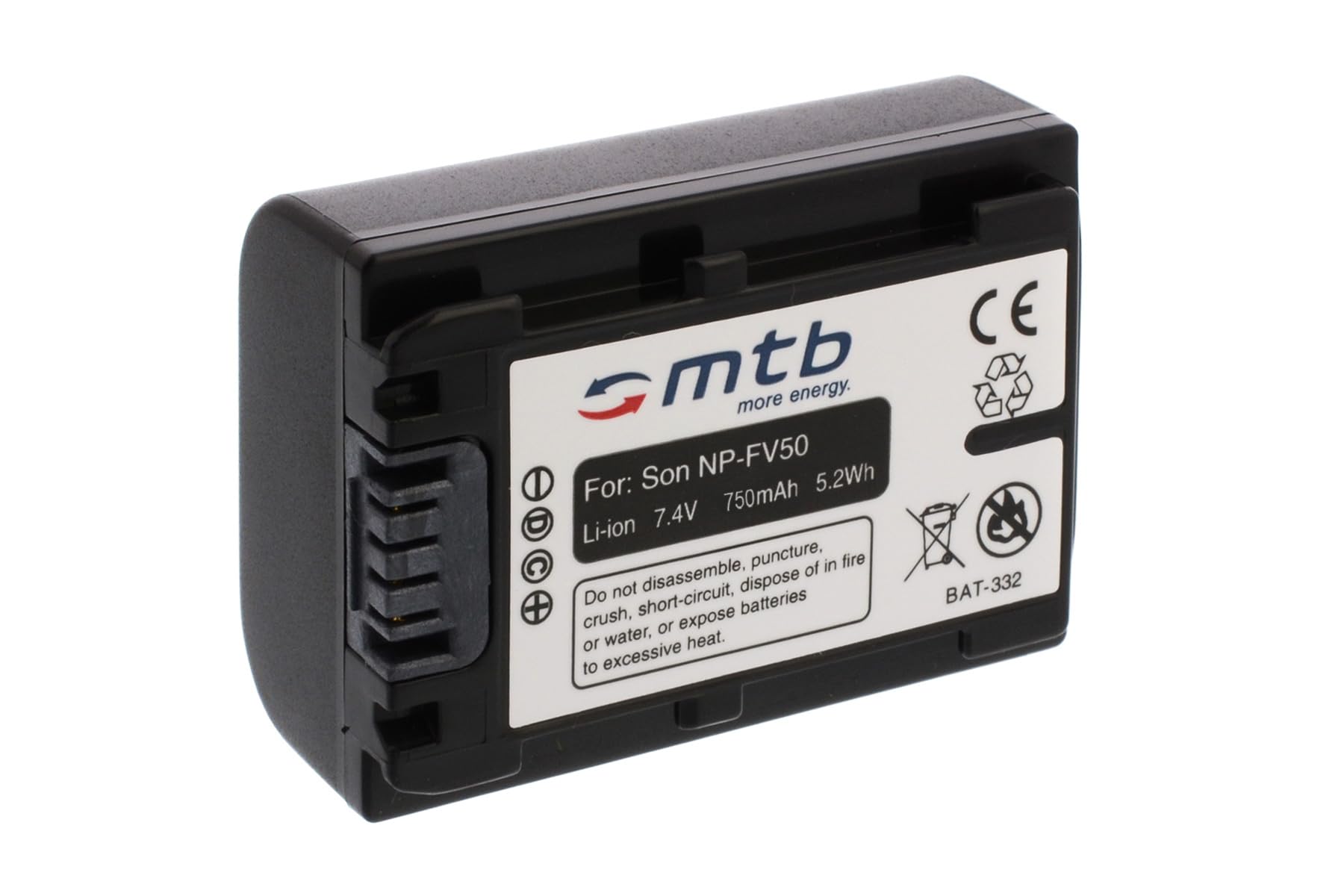 Batterie + Chargeur (Auto/Secteur) Compatible avec Sony NP-FV50 / Dev-, DCR-, HDR-, NEX-...Voir liste!