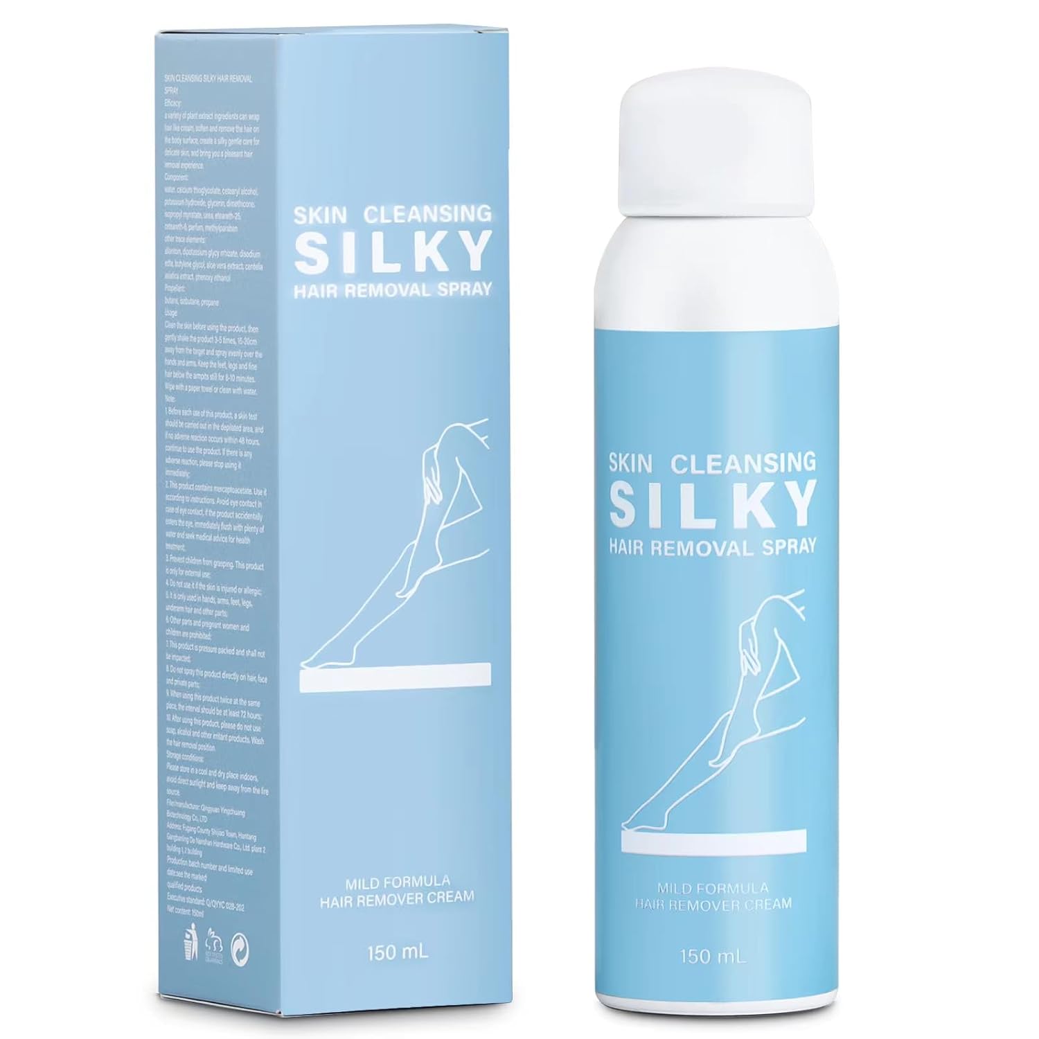 Hair Removal Spray Foam for Women Men, No Irritation Hair Removal Spray, Safe Hair
