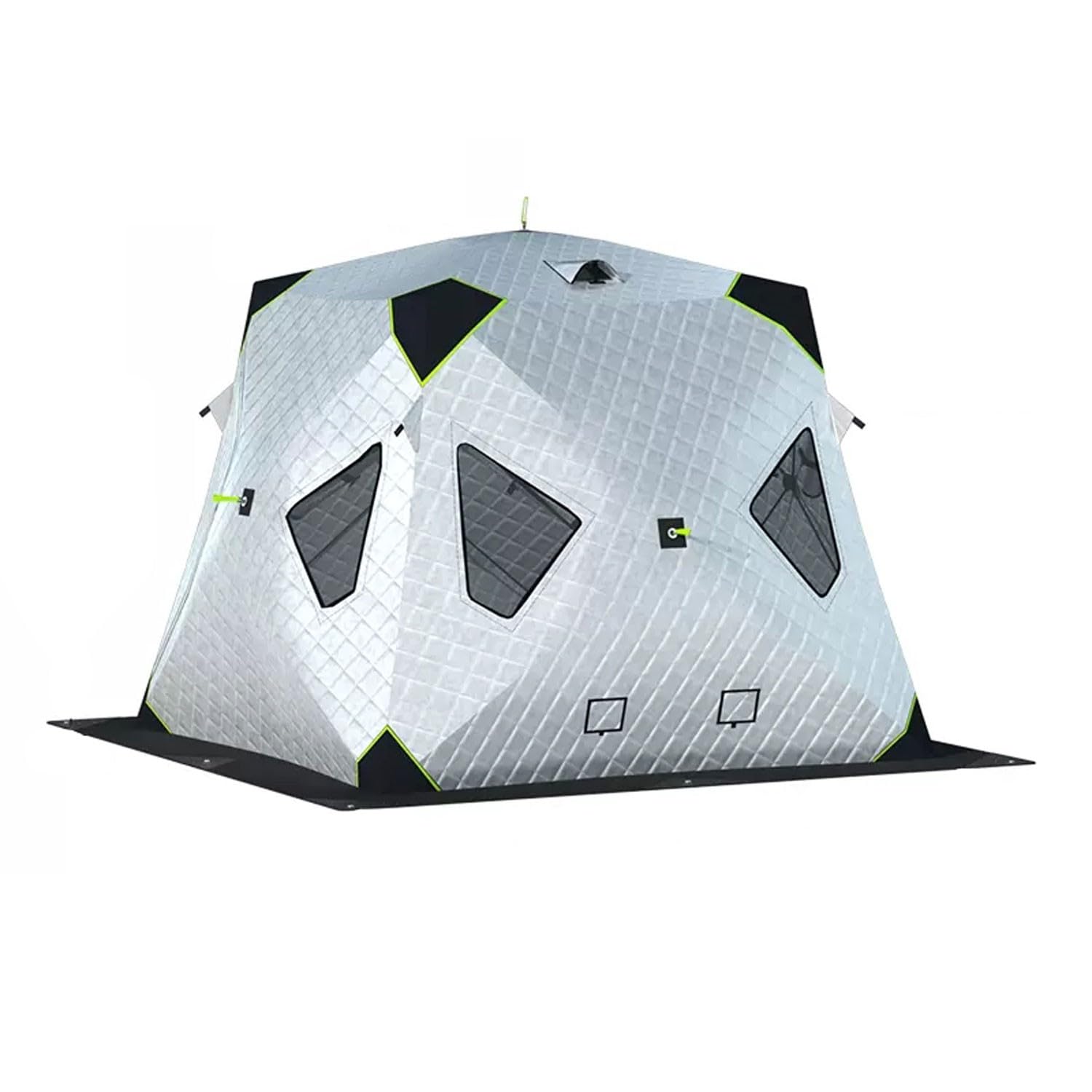 SciAza ice Fishing Tent ice Fishing shelter Insulated Winter Outdoor Ice Fishing Thickened Tent for 1-2 People to Keep Warm and Prevent Cold(Color:2)